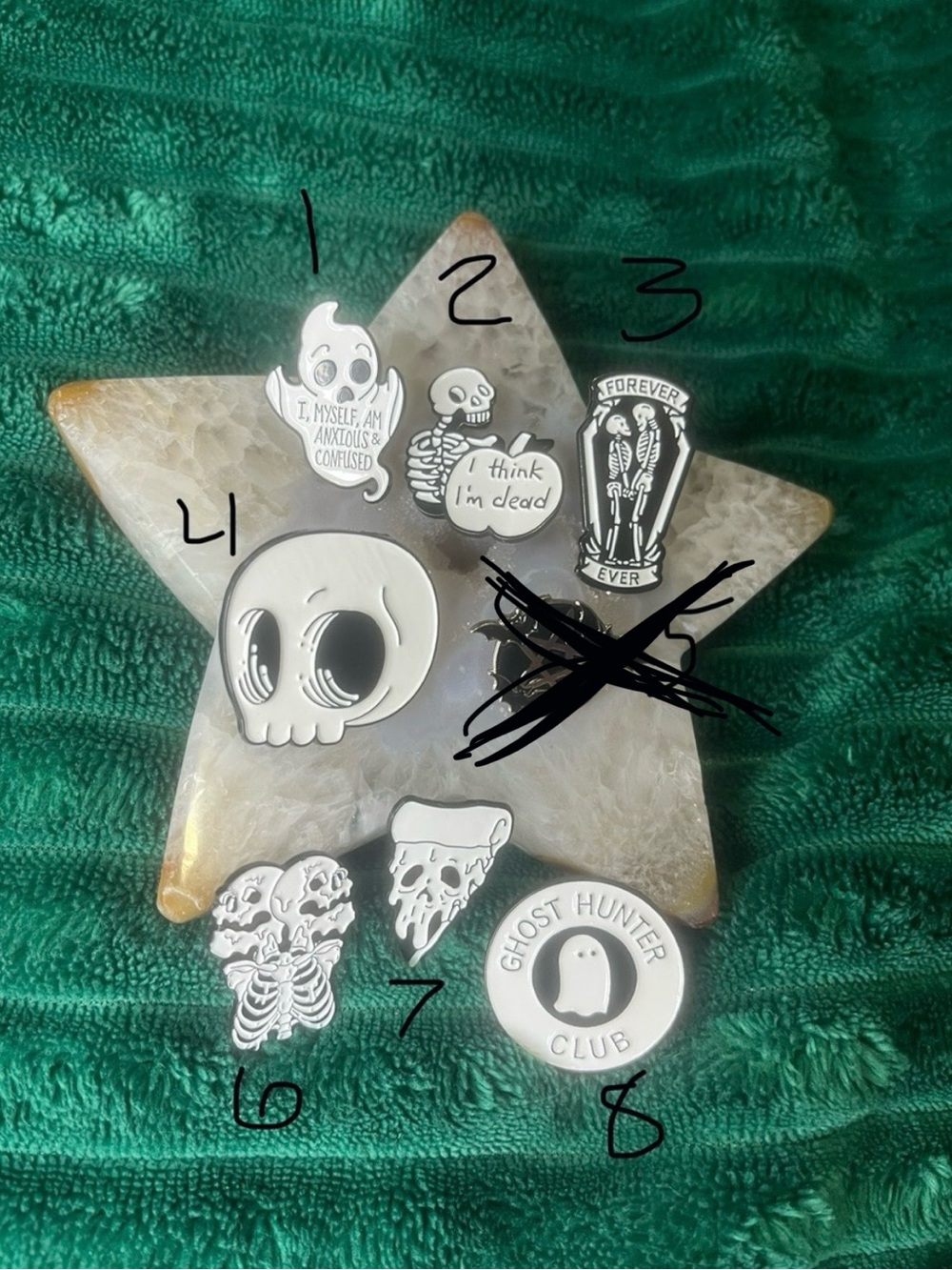 💀PICK ONE🖤Gothic Enamel Pins